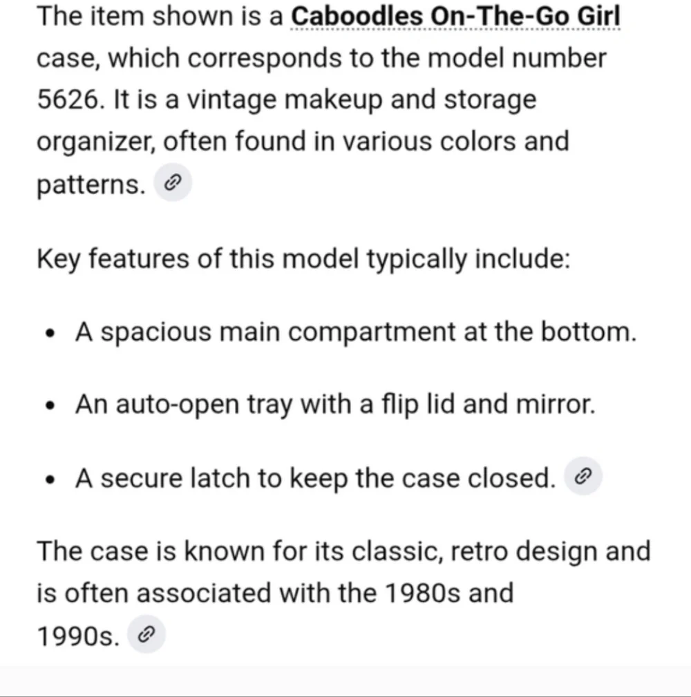 Caboodles vintage style